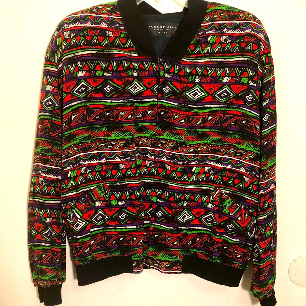 Woman’s August Silk petites vintage jacket size medium
